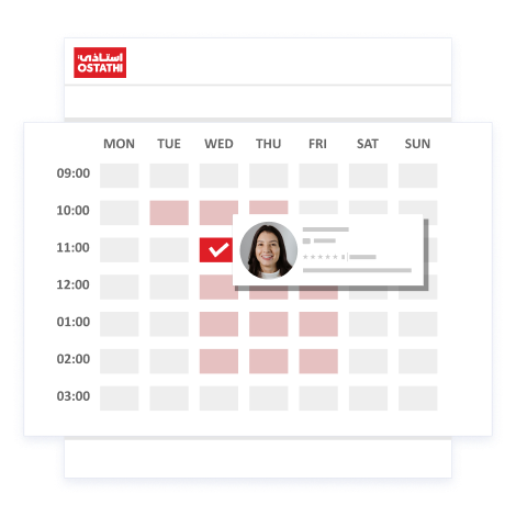 Book lessons with the best teacher for you